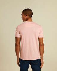 DIESEL Basic Caden O Neck Bermuda Pink Tee - Smgarment's