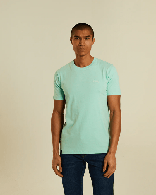 DIESEL Basic Caden O Neck Cool Mint Tee - Smgarment's
