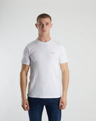 DIESEL Basic Caden O Neck Tee Optic White - Smgarment's