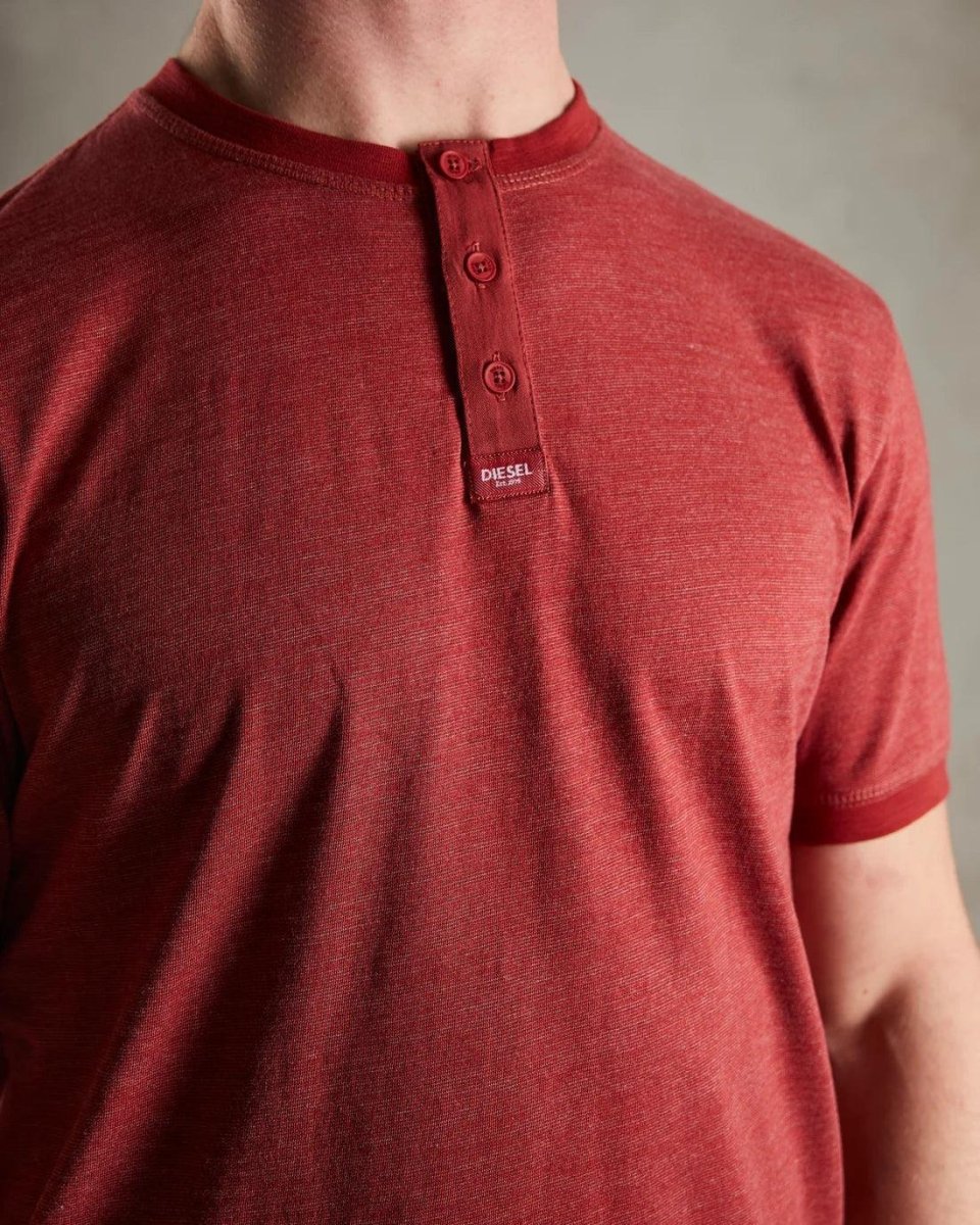 DIESEL JEREZ TEE ROSEWOOD - Smgarment's