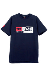 DIESEL Mens Short Sleeve Printed T-shirt - Smgarment's