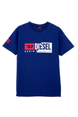 DIESEL Mens Short Sleeve Printed T-shirt - Smgarment's