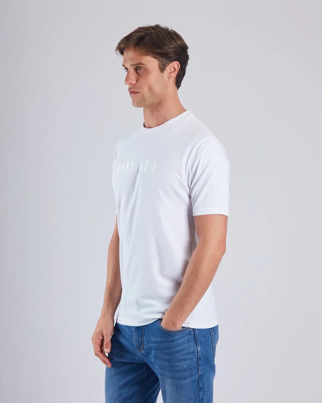 DIESEL PEARSON TEE DOVE WHITE - SMgarment's