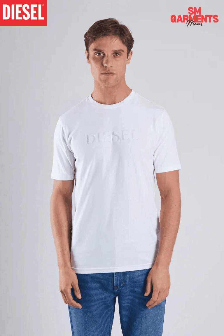 DIESEL PEARSON TEE DOVE WHITE - SMgarment's