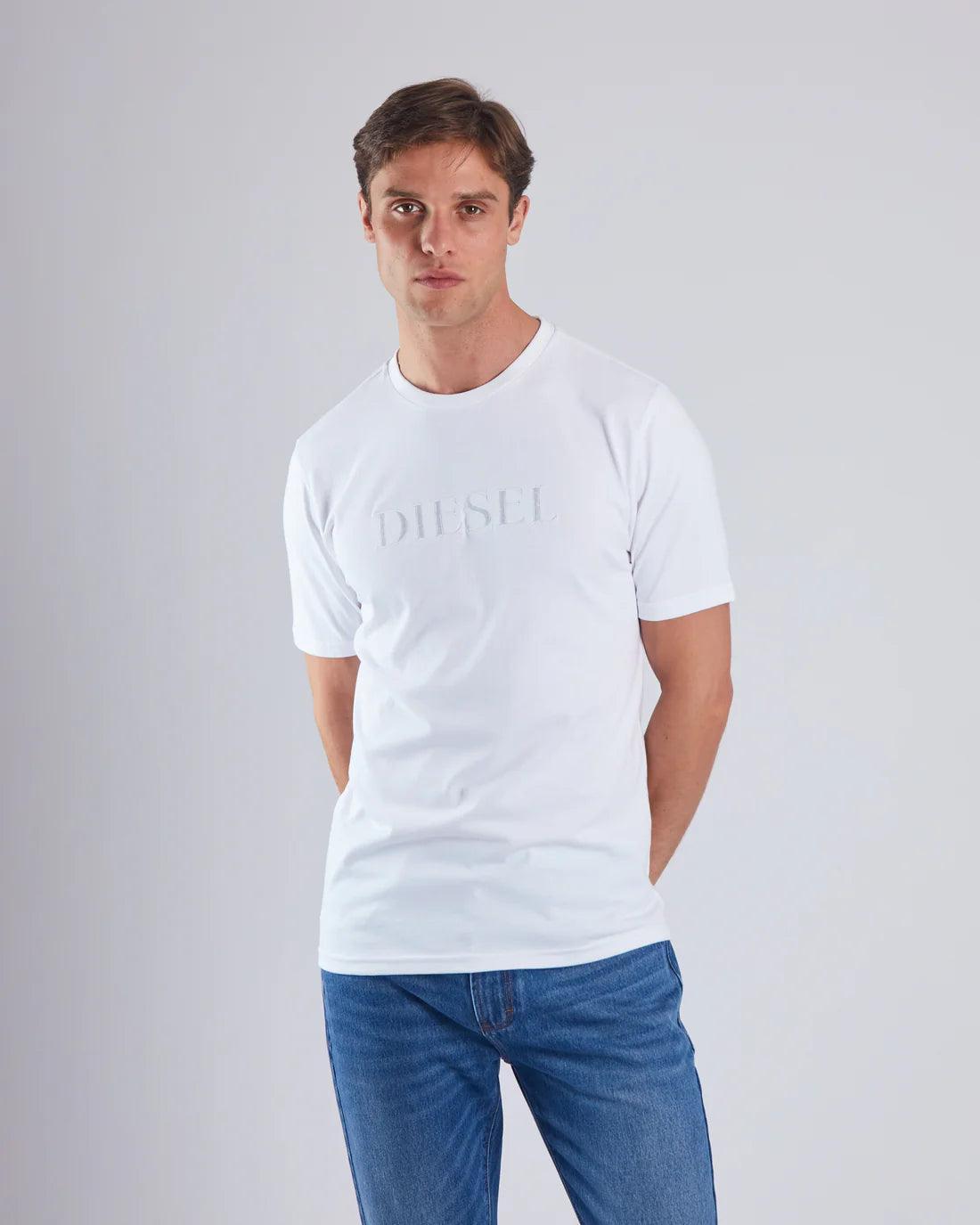DIESEL PEARSON TEE DOVE WHITE - SMgarment's