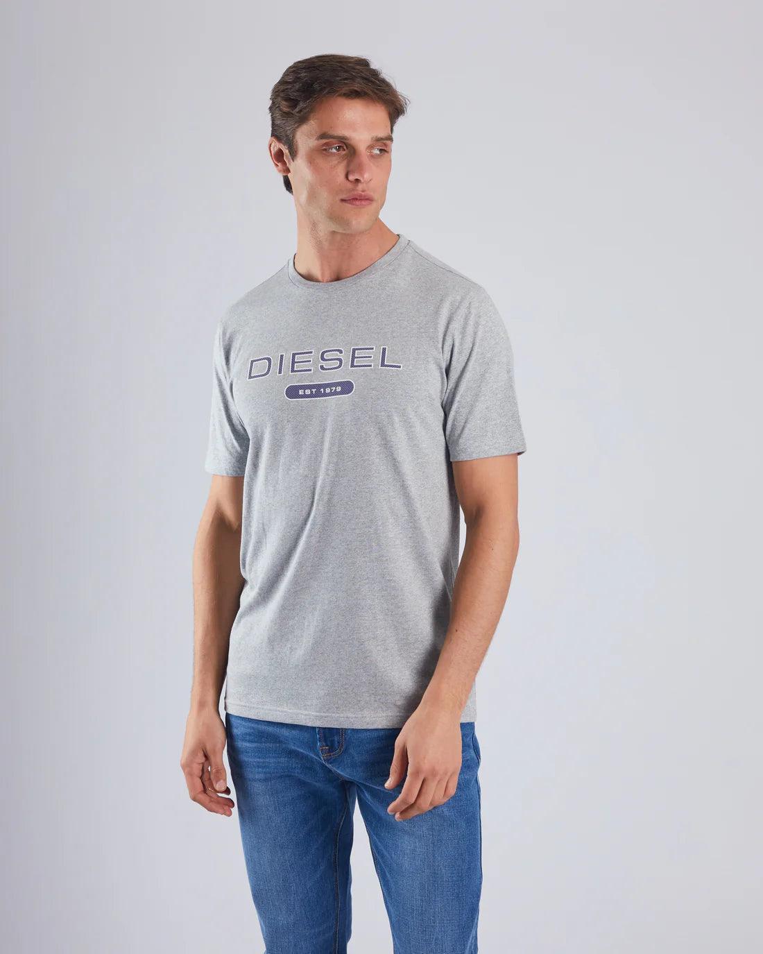 DIESEL PEDRO TEE GREY MARL - SMgarment's