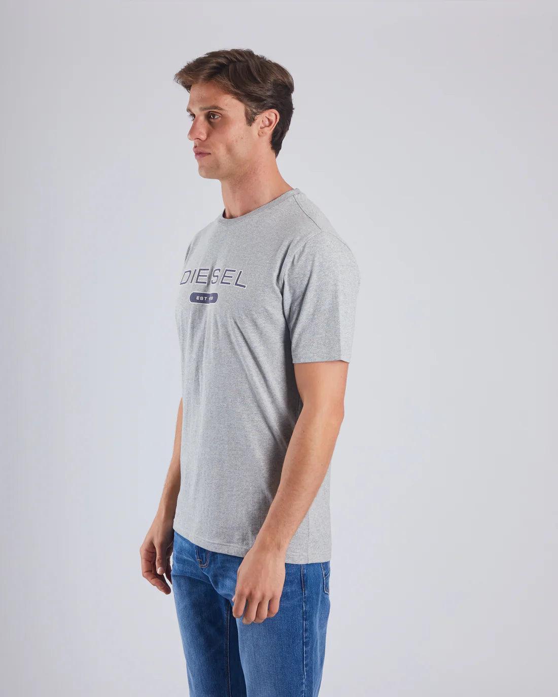 DIESEL PEDRO TEE GREY MARL - SMgarment's