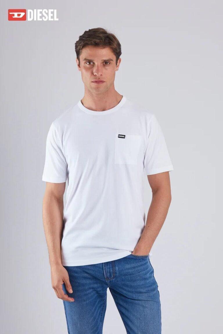 DIESEL PIERRE TEE DOVE WHITE - SMgarment's