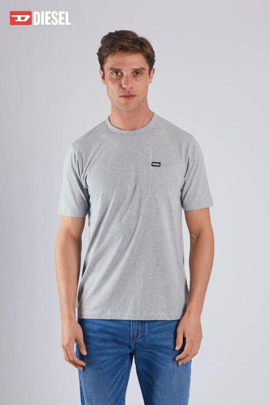 DIESEL PIERRE TEE GRAY MARL - Smgarment's