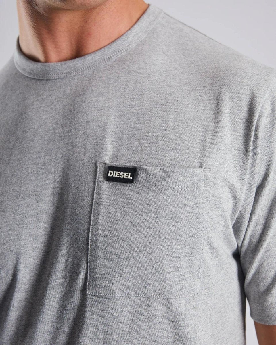 DIESEL PIERRE TEE GRAY MARL - Smgarment's