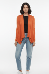 DIVIDED WOMENS PLAIN SHRUG(ORANGE) - Smgarment's