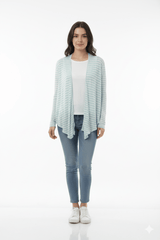 DIVIDED WOMENS STRIPES SHRUG - Smgarment's