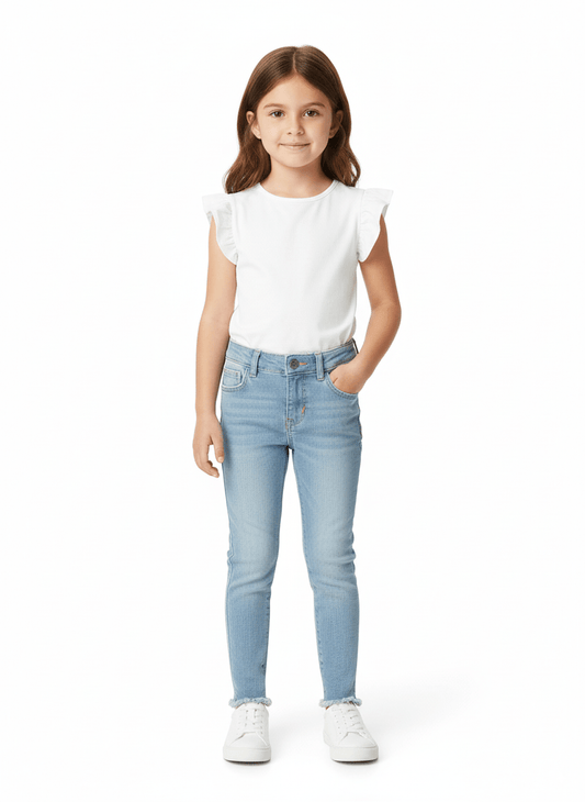 DL 1961 Girls' Chloe Toddler Skinny Jean Bluecrush - Smgarment's