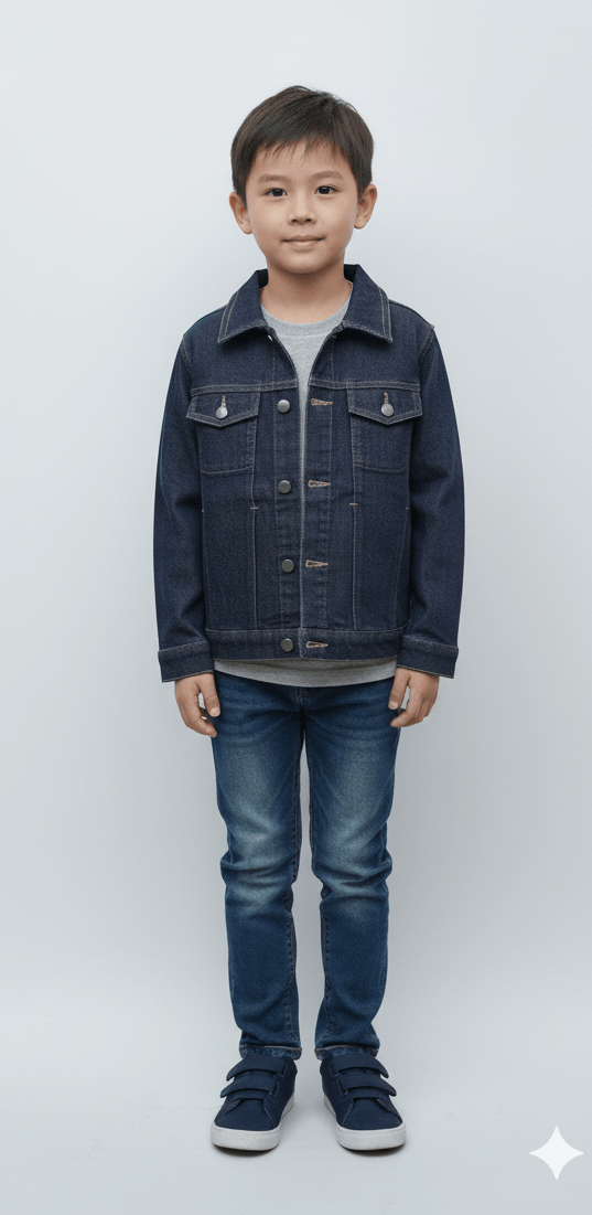 DL BOYS MANNING DOUBLE POCKET DENIM JACKET - Smgarment's