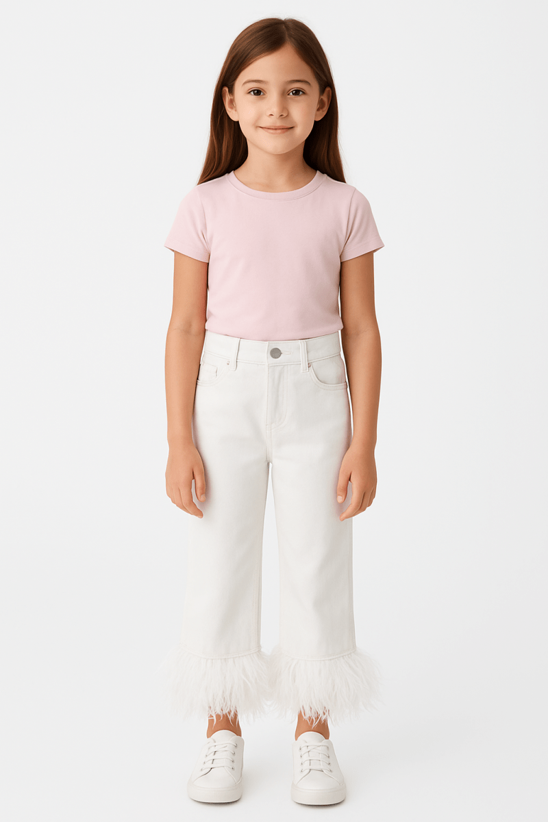 DL1961 Faux Fur - Trimmed Jeans - Smgarment's