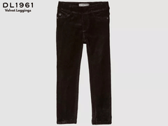 DL1961 Girls Soft Black Velvet Leggings - Smgarment's