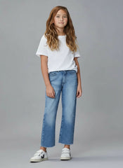 DL1961 Ultimate Emie Straight High Rise Glacier Jeans - Smgarment's