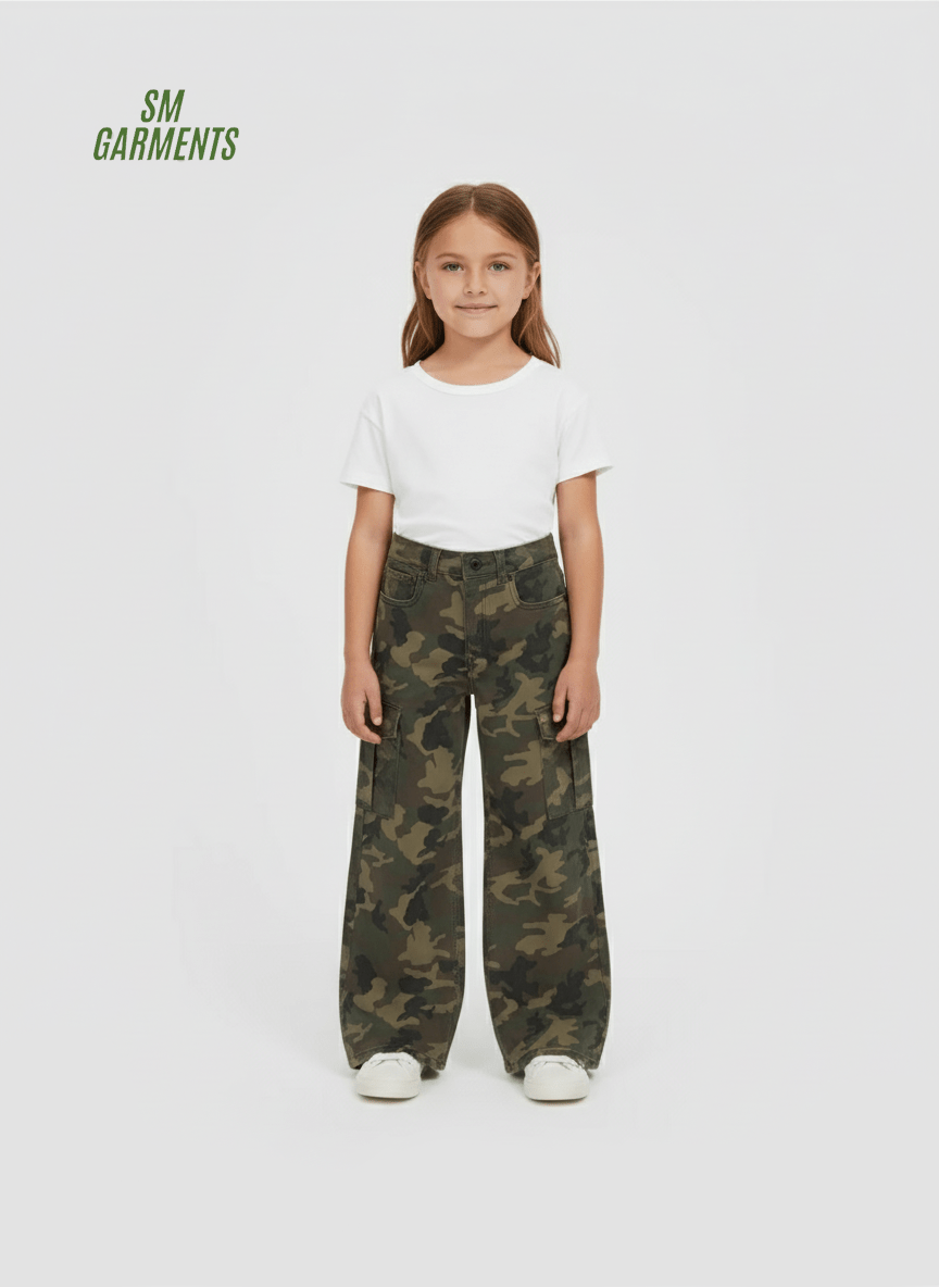 DL1961 Zeke Wide Leg Camo Cargo - Smgarment's