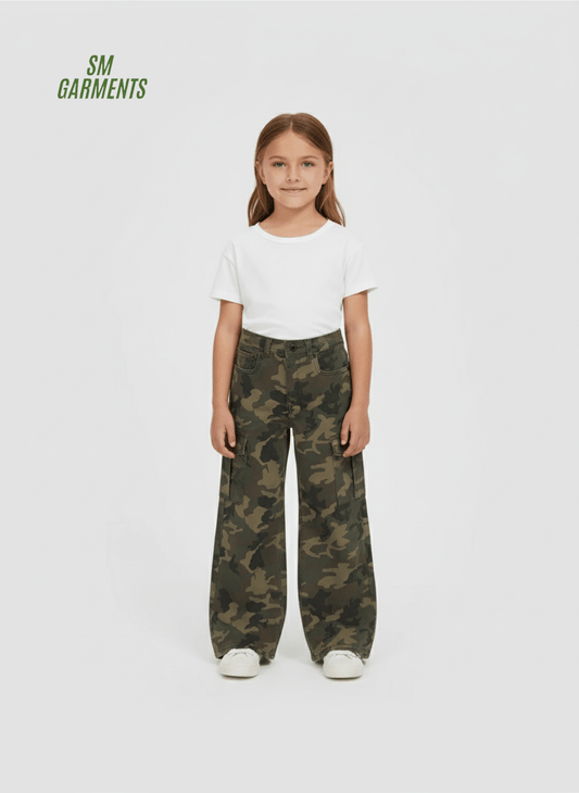 DL1961 Zeke Wide Leg Camo Cargo - Smgarment's