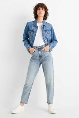 C&A WOMENS Mom jeans high waist