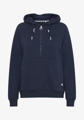 OXMO OXANDREA Womens Total Eclipse Half Zipped Hoodie