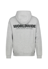 SUB LEVEL MENS BACKPRINT GREY MELANGE HOODIE