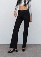 میڈیم رائز فلرڈ جینز