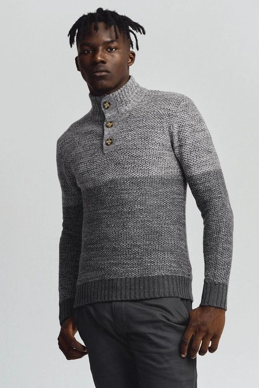 QR OAKRIDGE Mens Quarter Neck Sweater