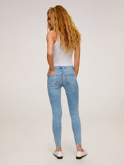 KIM SUPER SKINNY PUSH UP LOW WAIST JEANS