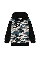 Minoti Kids military blue Hoodie
