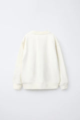 ZR GIRLS Set of sweatshirt with lettering and leggings Flare