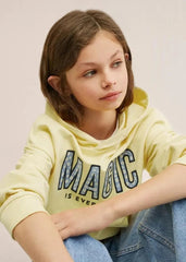 MANGO GIRLS EMBROIDED HOODIE