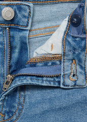 GIRLS Star-embroidered skinny jeans