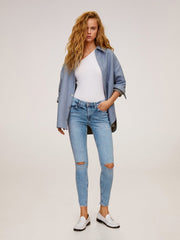 KIM SUPER SKINNY PUSH UP LOW WAIST JEANS