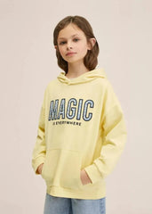 MANGO GIRLS EMBROIDED HOODIE