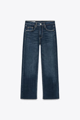 ZR TRF CROPPED FLARE HIGH-WAIST JEANS