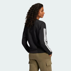 Essentials 3-Stripes Fleece Sweatshirt