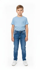 MINOTI BOYS MEDIUM BLUE WASH JEANS