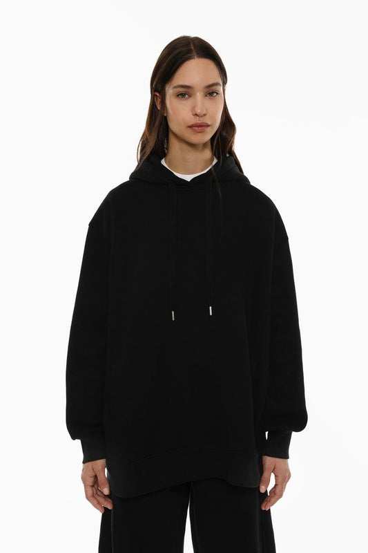 LEFTIES BASIC OVERSIZE PLUSH HOODIE