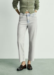 Blanca Straight Fit Cropped Jeans
