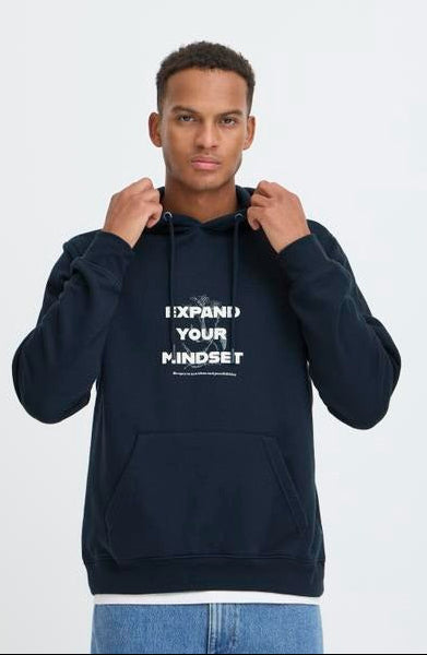BLEND Mens Flavian Blue Hoodie