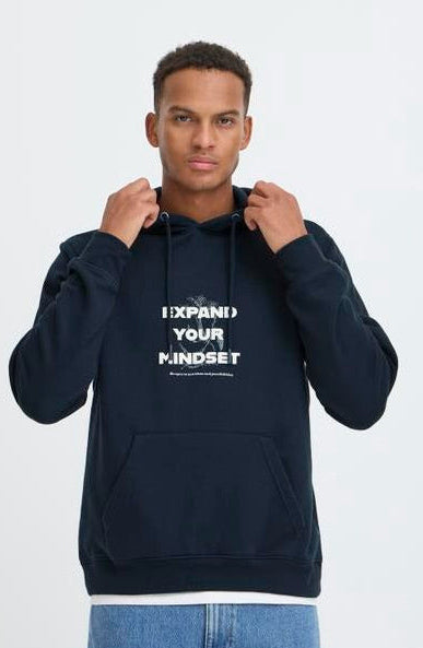 BLEND Mens Flavian Blue Hoodie