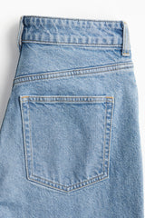 H&M WOMENS MOM FIT HIGH WAIST JEANS