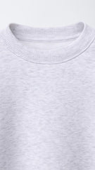 ZR Girls Basic Crew Grey Marl Sweatshirt And trouser Suit