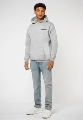 SUB LEVEL MENS BACKPRINT GREY MELANGE HOODIE