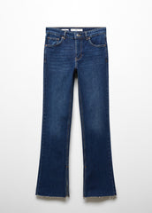 ELLE Medium Rise Straight Jeans