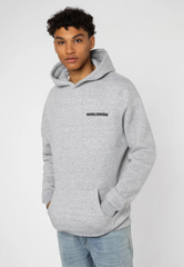 SUB LEVEL MENS BACKPRINT GREY MELANGE HOODIE