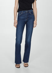 ELLE Medium Rise Straight Jeans
