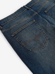 NEXT Blue Dark Vintage Straight Fit Vintage Wash Denim Jeans