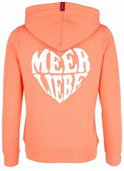 KLEINIGKEIT WOMENS MEER LIEBE BACK PRINT HOODIE